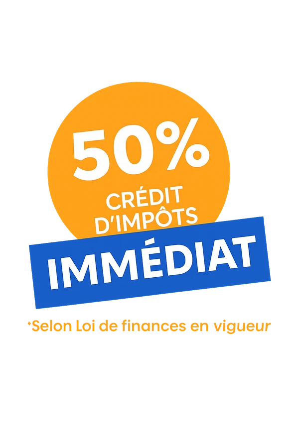 Logo_Credit_Impot_50 Logo Crédit d'impôts 50% immédiat - Services à la personne -Ilytis services